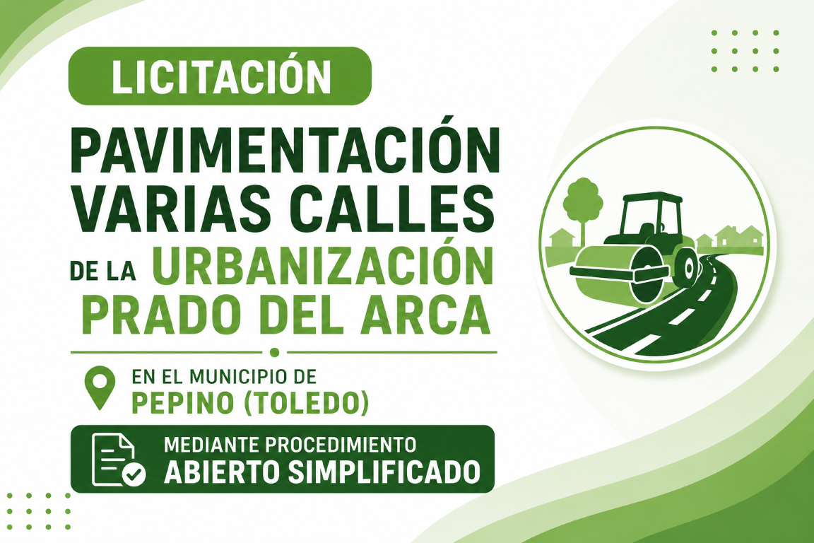 *Rectificación*, pliegos pavimentación calles PRADO DEL ARCA